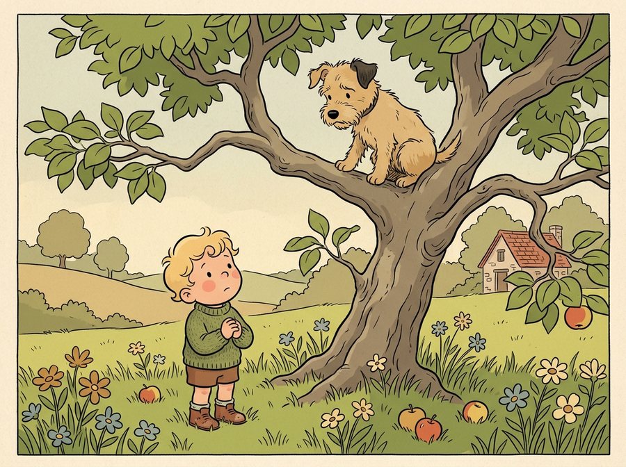 Comic-Illustration im Stil europäischer Alben